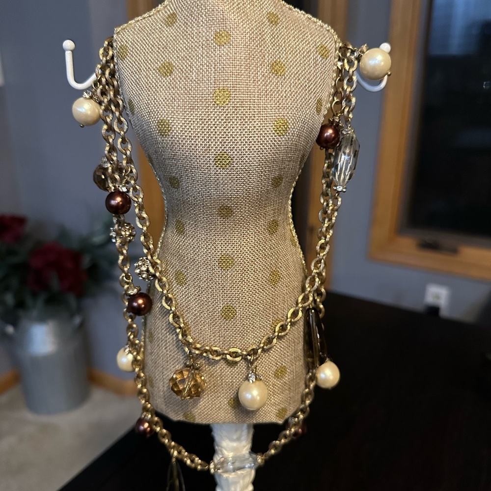 Stella & Dot Audrey cluster necklace